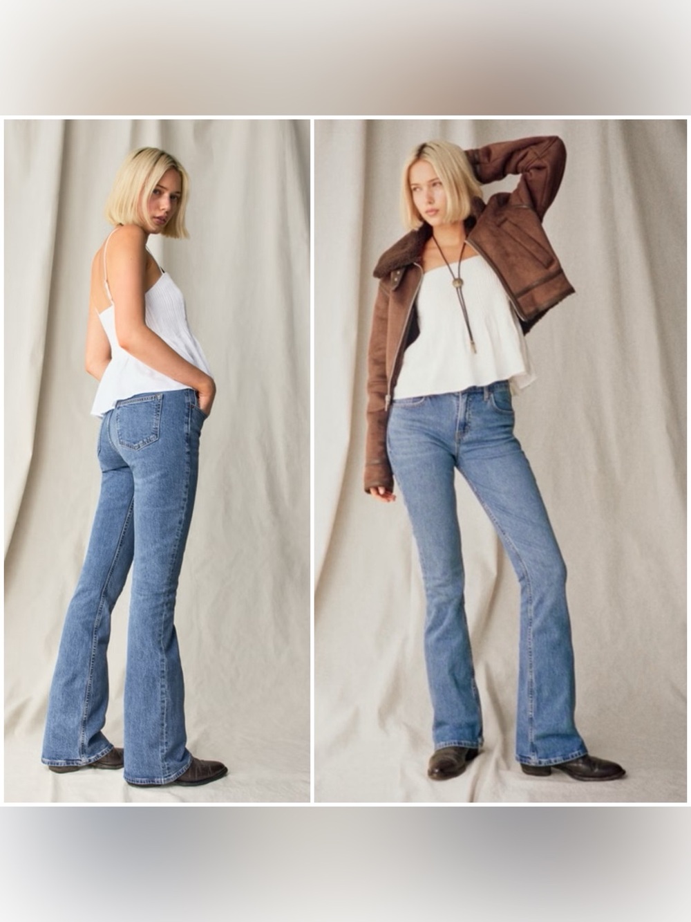 Abercrombie & Fitch Curve Love The Bootcut Mid Rise Jeans 31